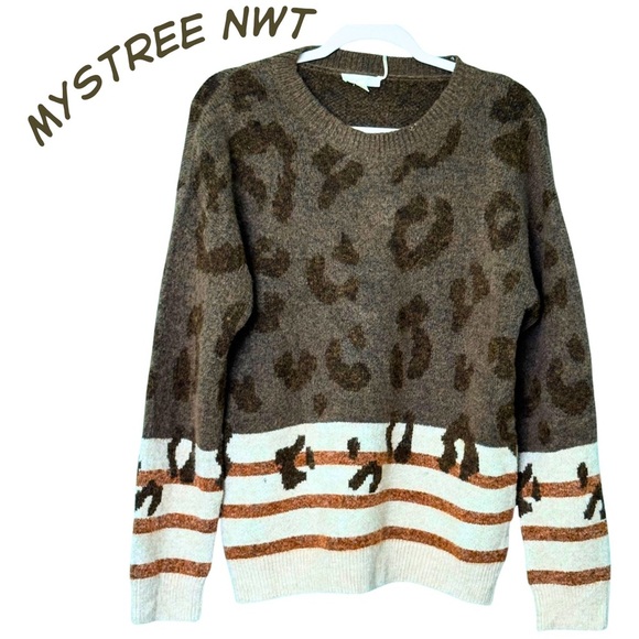 Mystree Sweaters - Mystree Women’s Sweater Size M, NWT, Boho Chic Knit Pullover